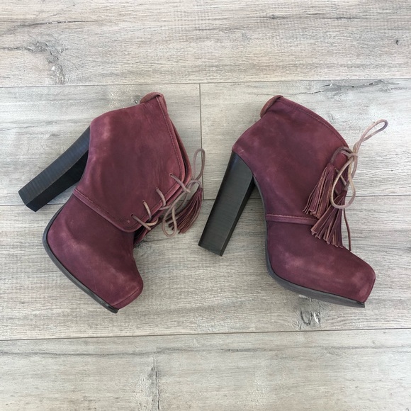 Steve Madden Shoes - STEVE MADDEN ~ sashay burgundy platform booties